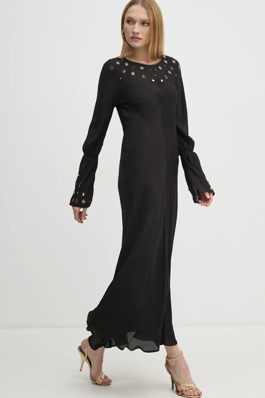 Сукня Forte Forte колір чорний maxi розкльошена 13285_my dress