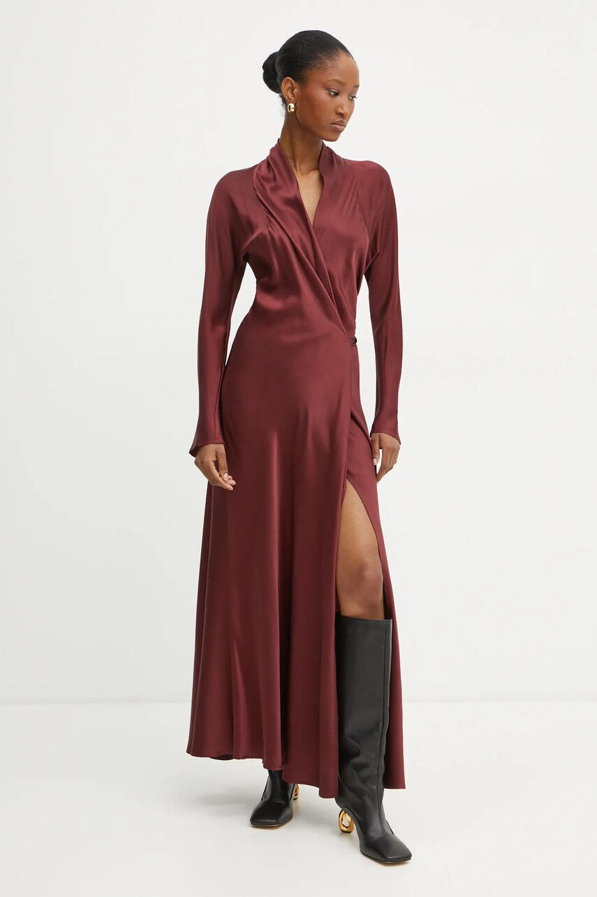 Шовкова сукня Forte Forte колір червоний maxi пряма 13305_my dress