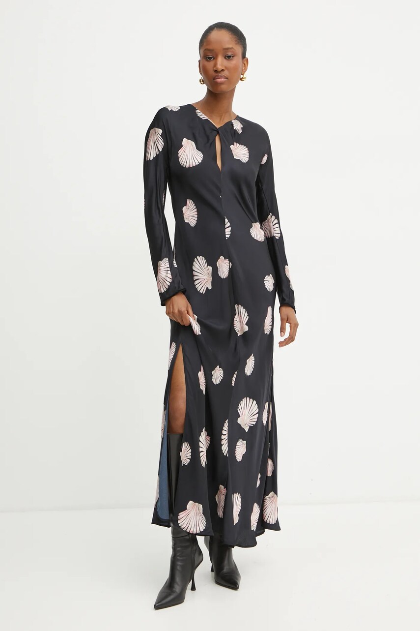 Сукня Forte Forte колір чорний maxi розкльошена 13325_my dress