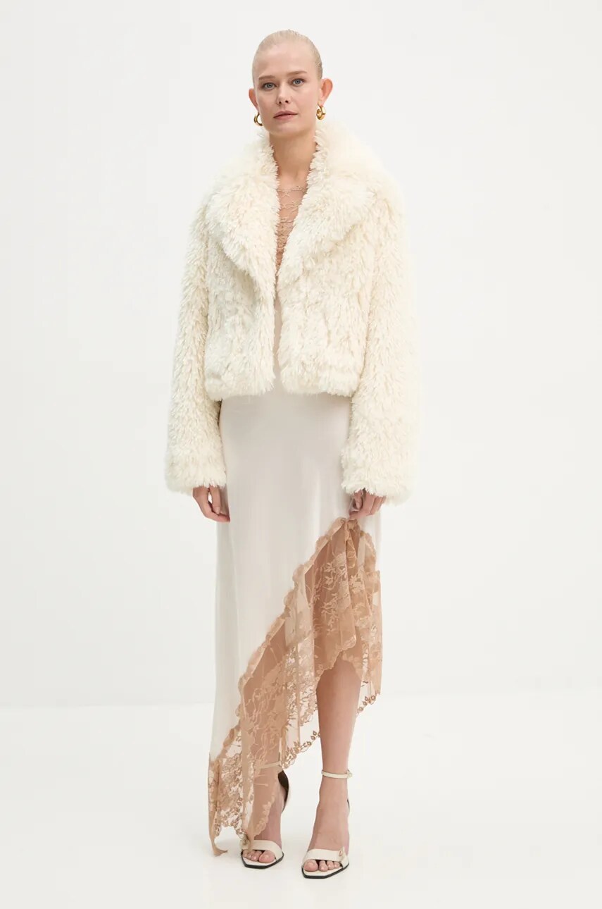 Сукня By Malene Birger LAYNEE колір бежевий mini розкльошена Q70365019