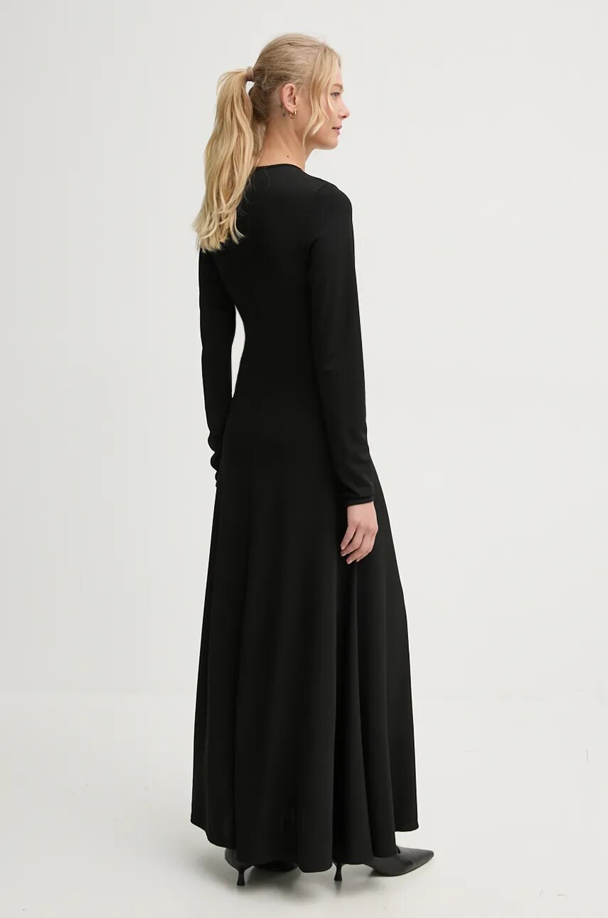 Сукня By Malene Birger DEIJA колір чорний maxi розкльошена Q71583018