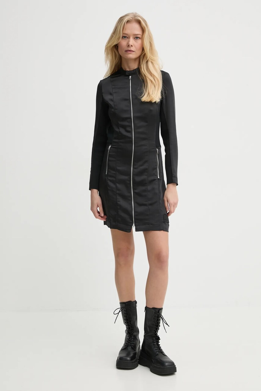 Сукня G-Star Raw колір чорний mini облягаюча D25449-D414