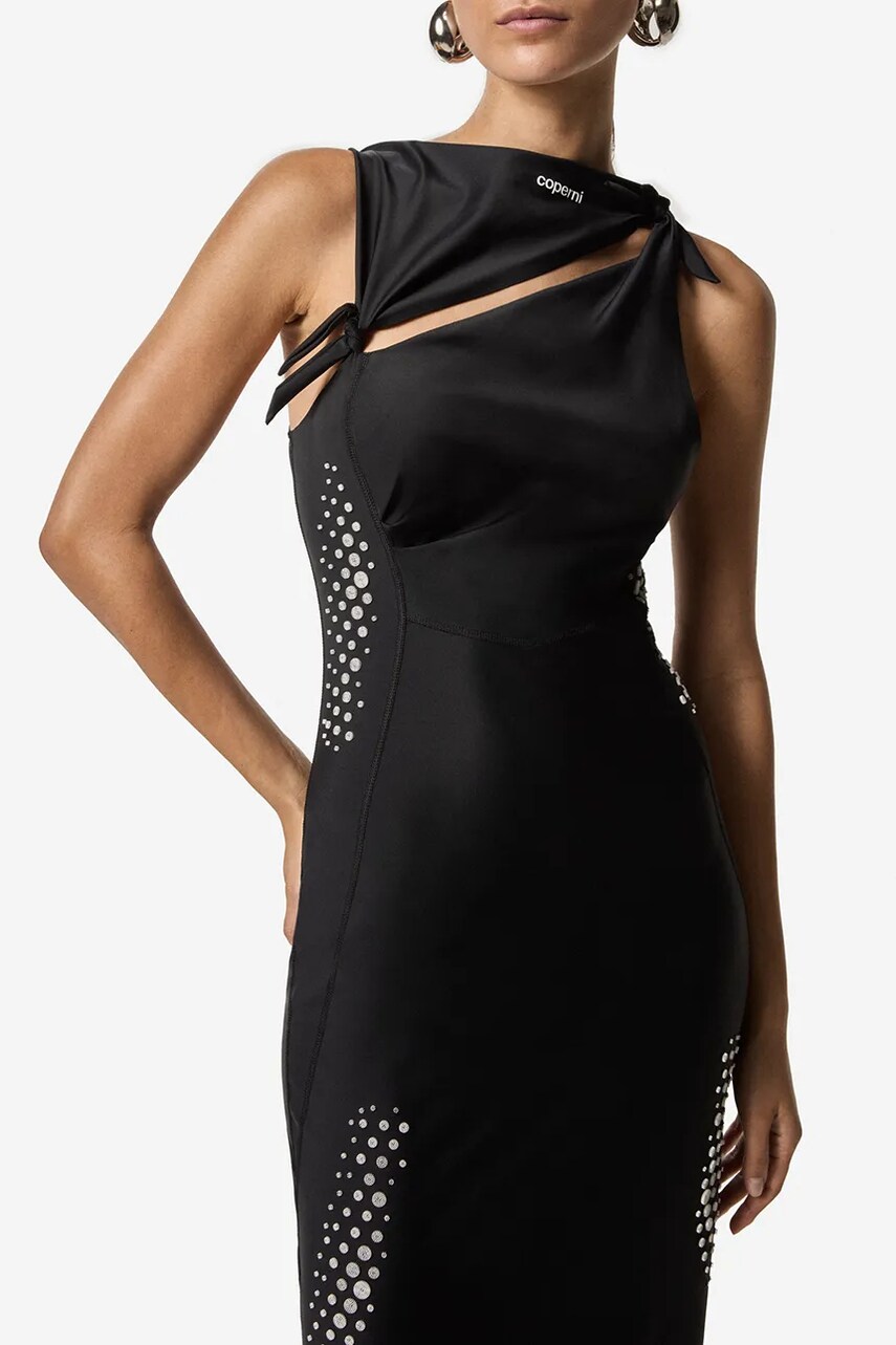 Сукня Coperni Puma x Coperni колір чорний maxi облягаюча 628424