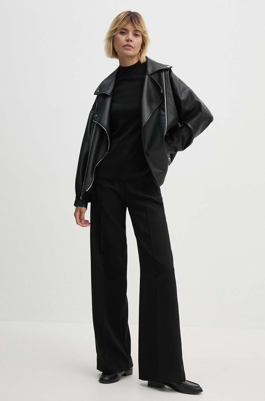 Вовняний светр Calvin Klein жіночий колір чорний легкий K20K207206