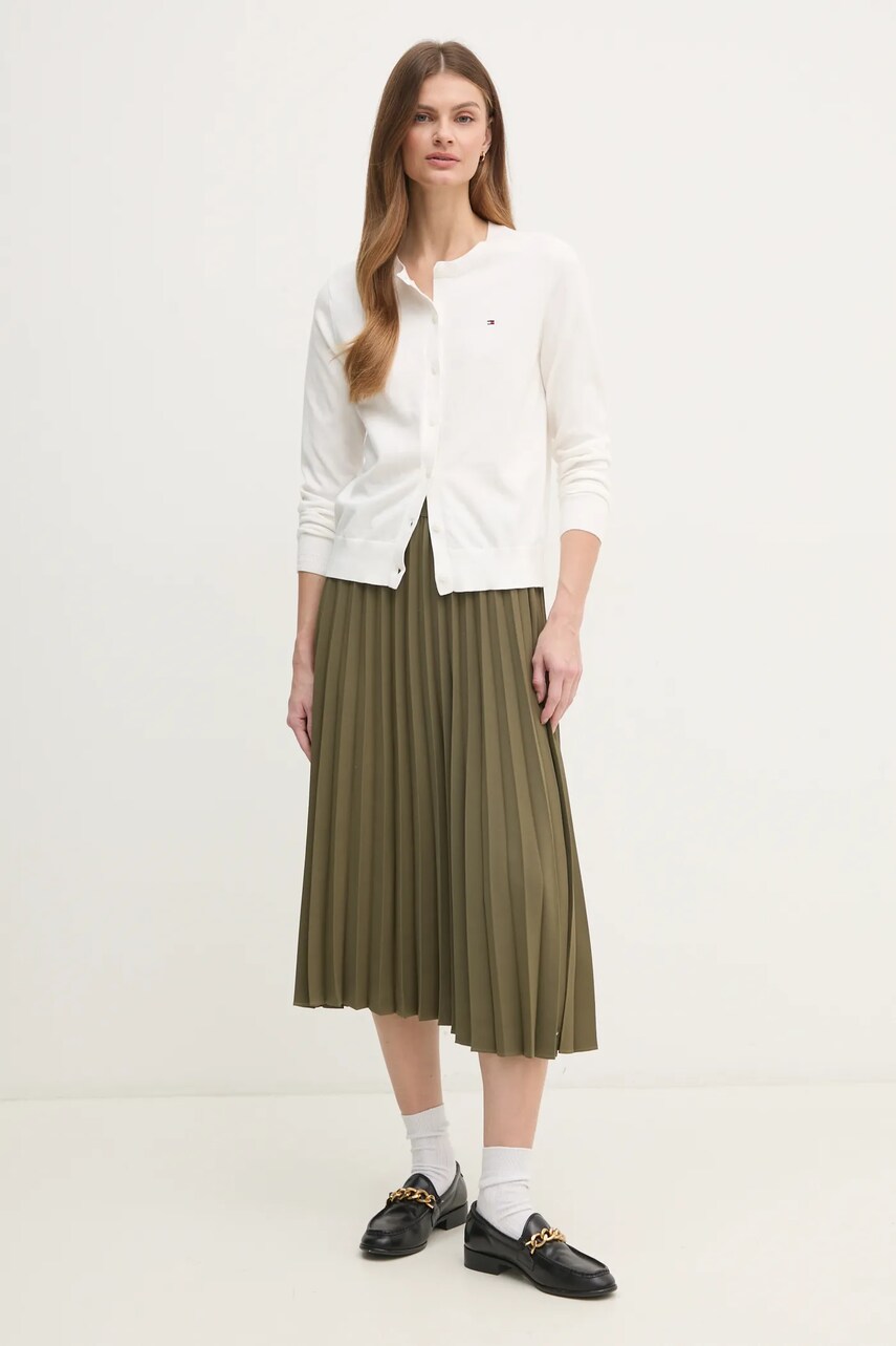 Джемпер Tommy Hilfiger жіночий колір білий легкий WW0WW42370