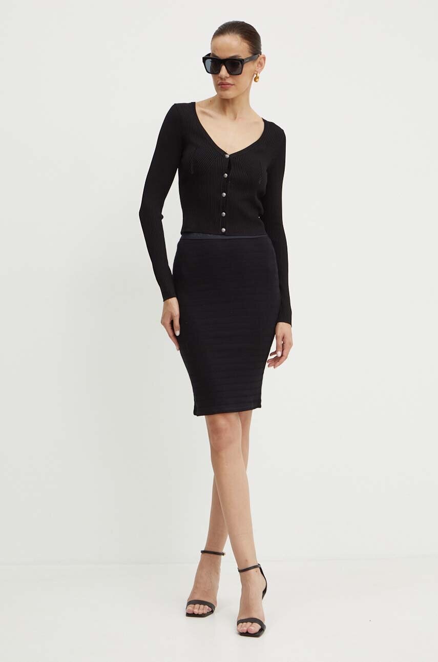 Джемпер Guess LUCILLE жіночий колір чорний легкий W4YR05 Z2U00