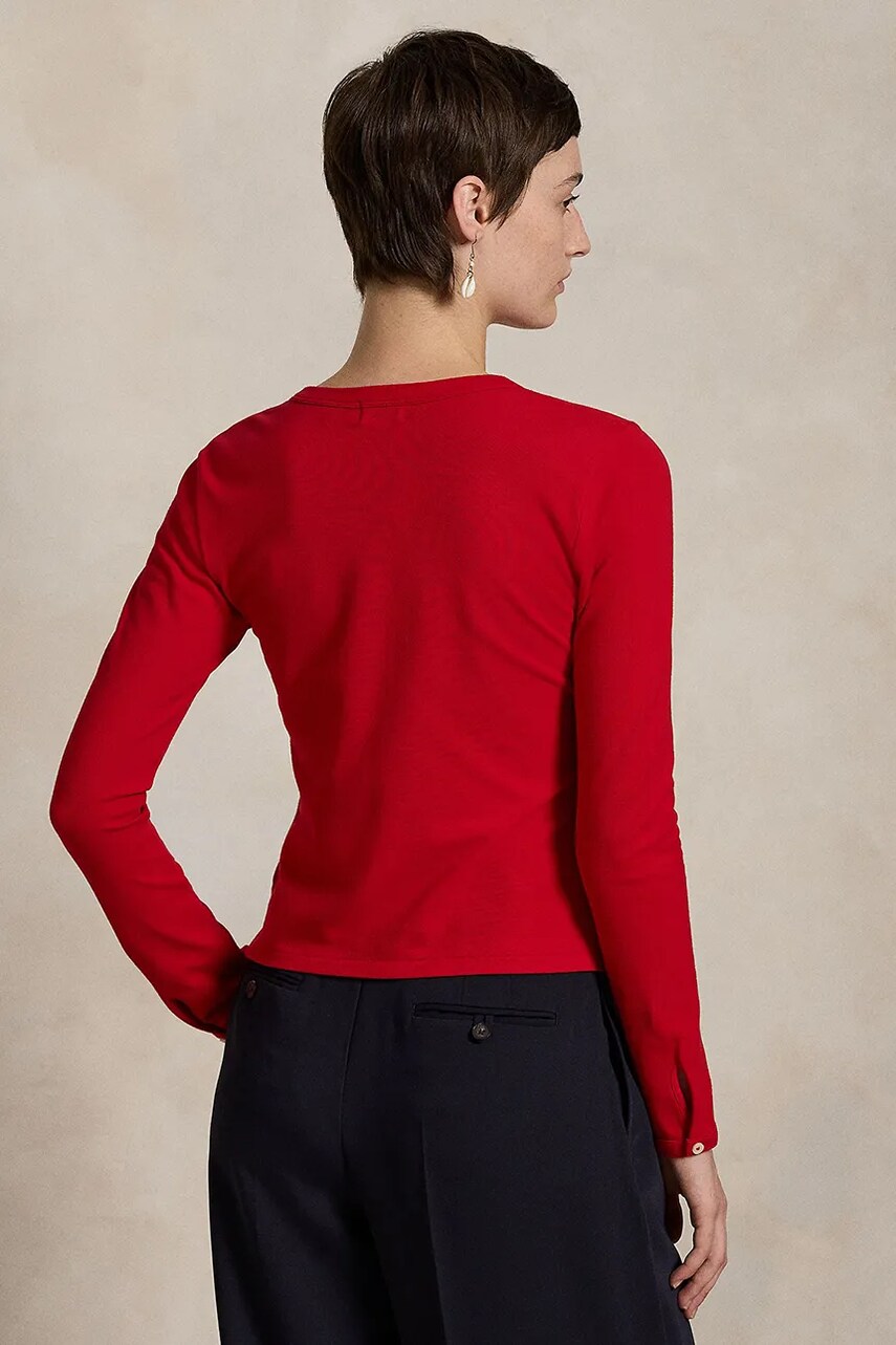 Лонгслів Polo Ralph Lauren жіночий колір чорний 211941175