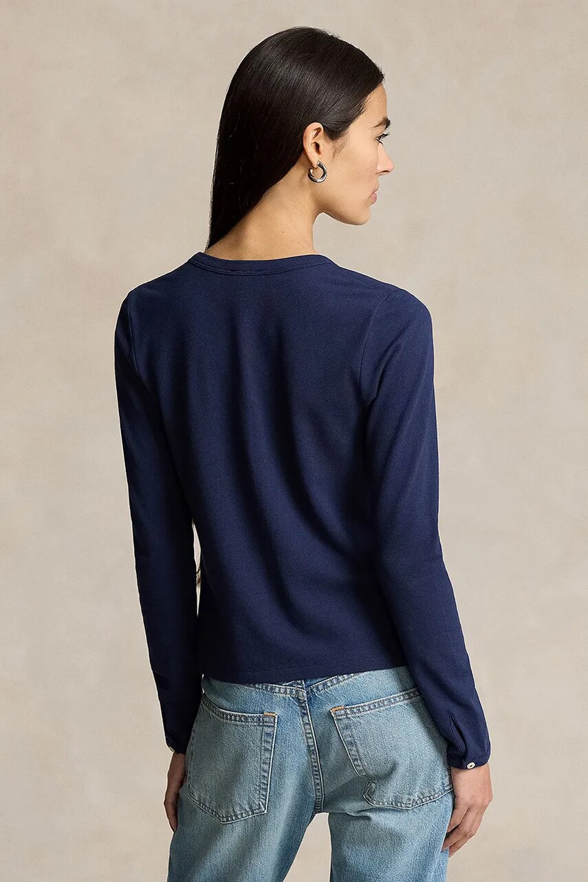 Лонгслів Polo Ralph Lauren жіночий колір чорний 211941175