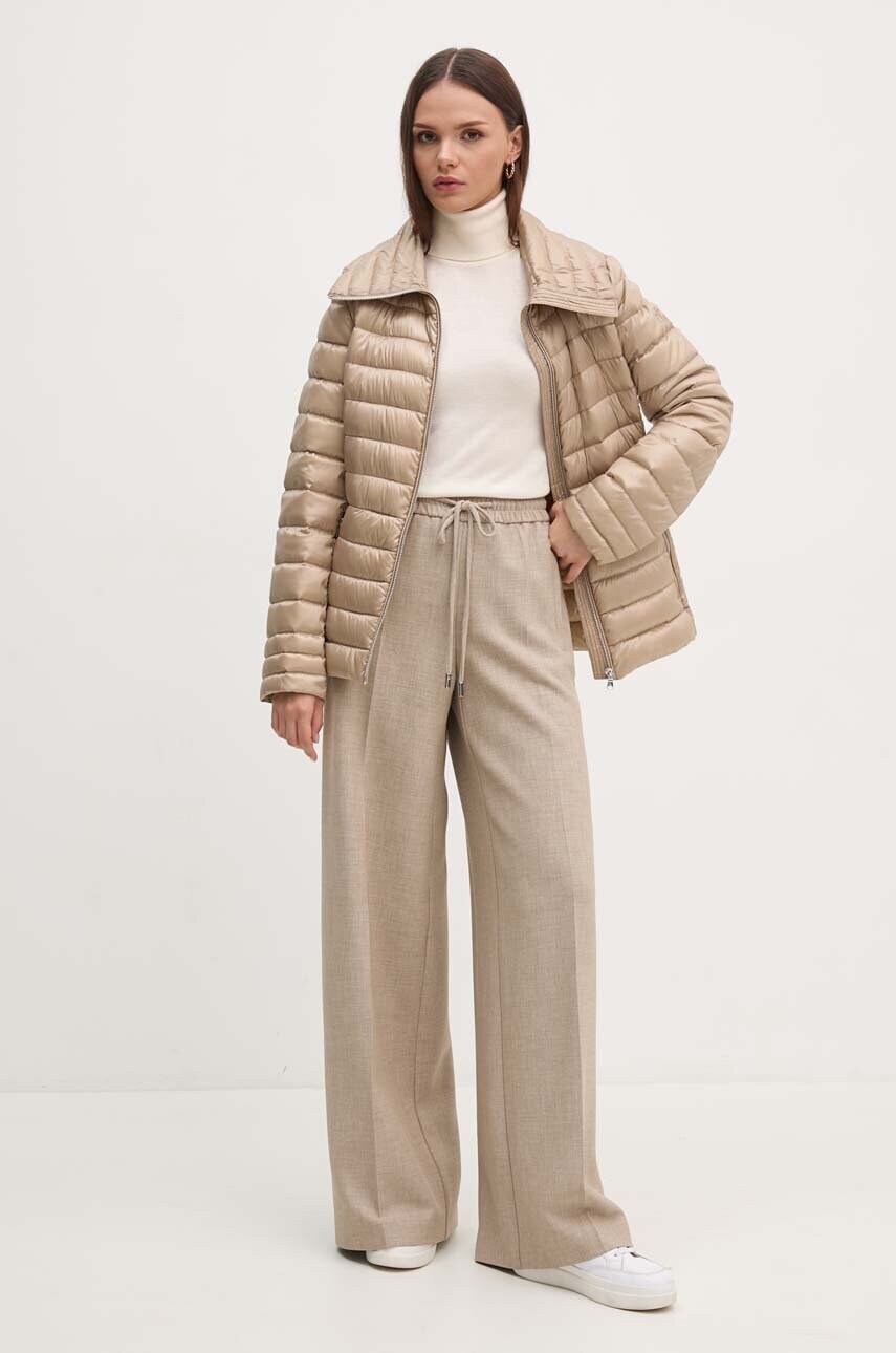 Светр з домішкою шовку Lauren Ralph Lauren колір бежевий легкий гольф 200940470