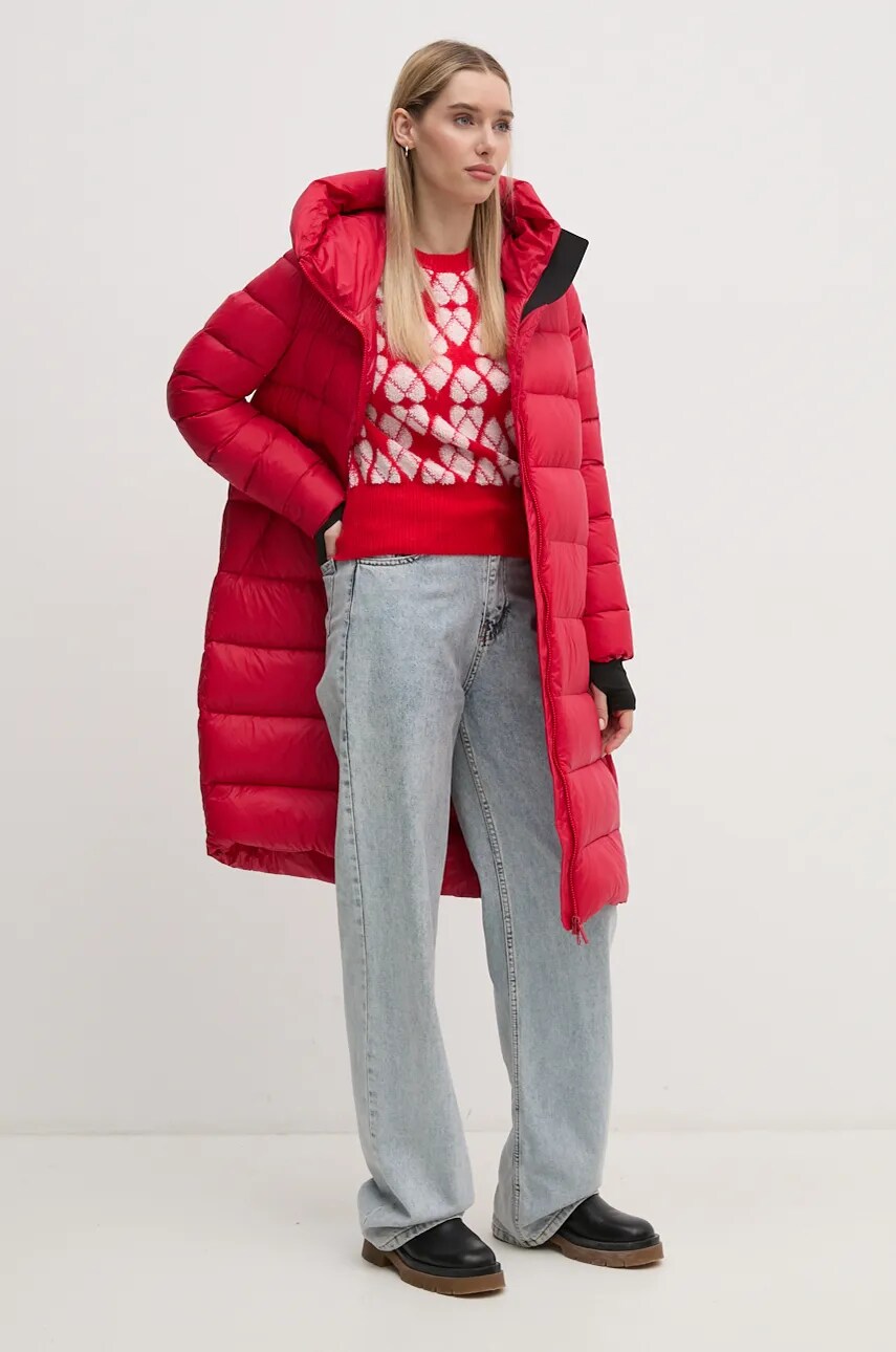 Светр з домішкою вовни United Colors of Benetton жіночий колір червоний  1032E10BI