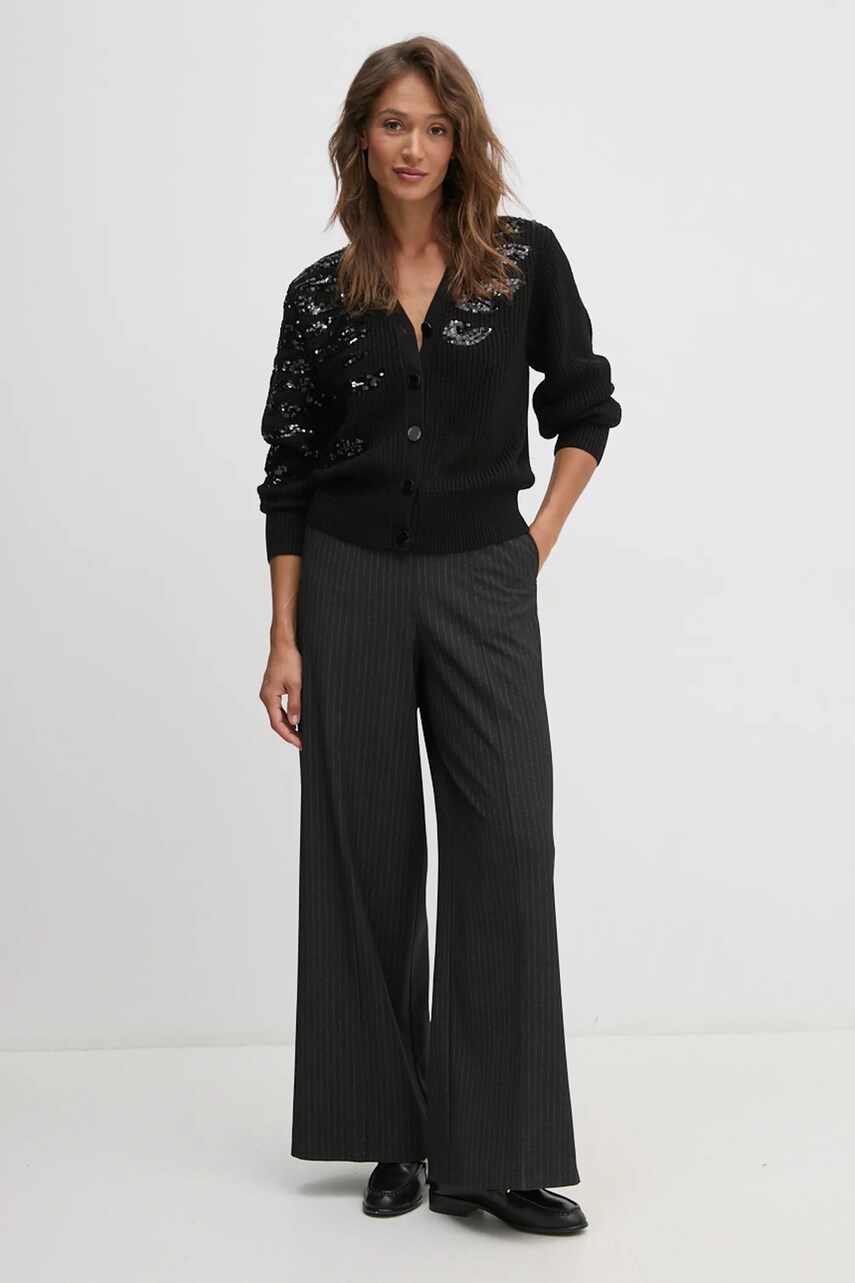 Джемпер Dkny жіночий колір чорний легкий P4MXAQ60