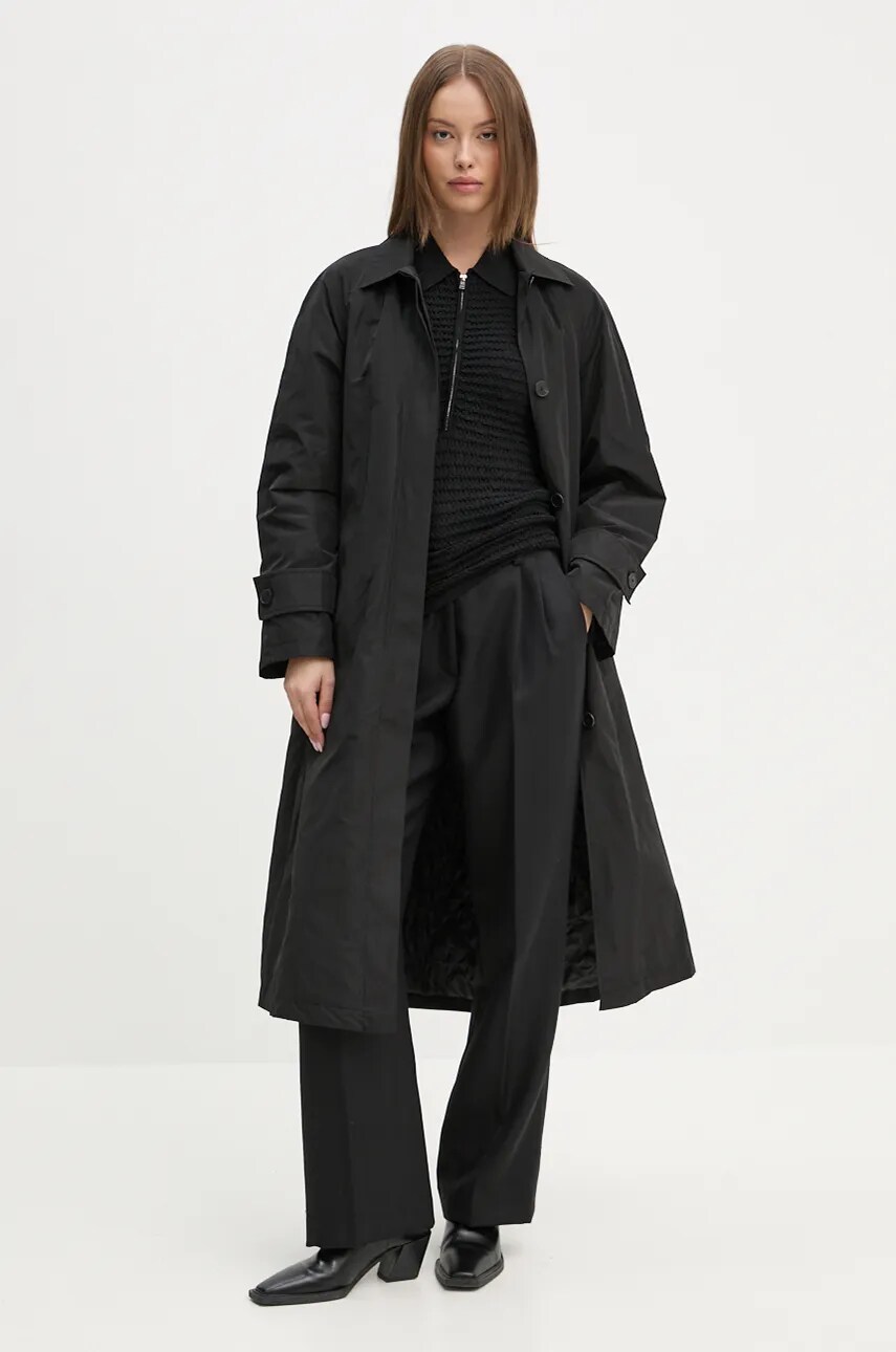 Светр Dkny колір чорний легкий P4GSAR09