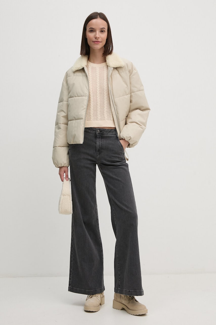 Светр Dkny жіночий колір бежевий  DJ4R0343
