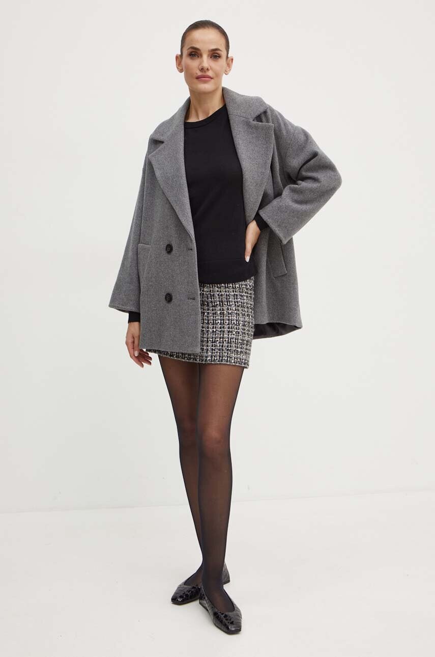 Вовняний светр Max Mara Leisure жіночий колір чорний легкий 2426366088600