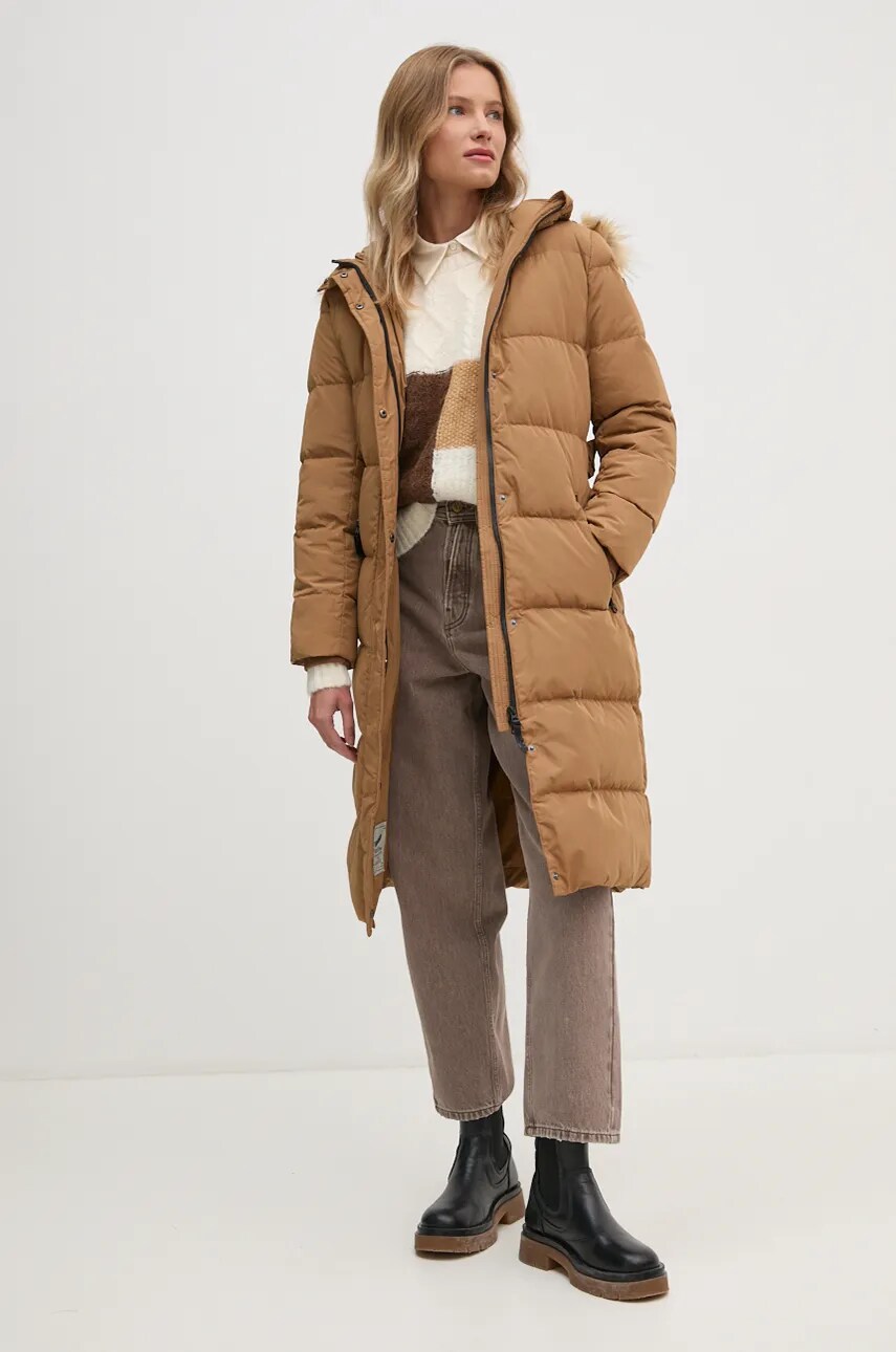 Светр з домішкою вовни Pepe Jeans HILARY жіночий колір бежевий  PL702194