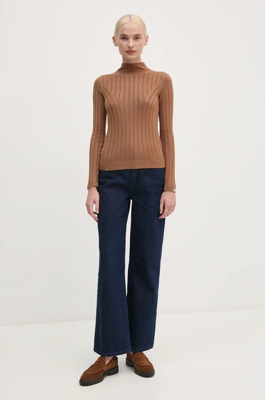 Светр Pepe Jeans IZABEL TURTLENECK жіночий колір бежевий  PL702224
