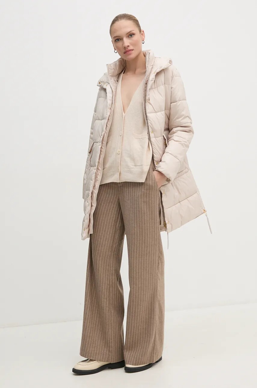 Кардиган з домішкою кашеміру Sisley колір бежевий легкий 102HM601Z