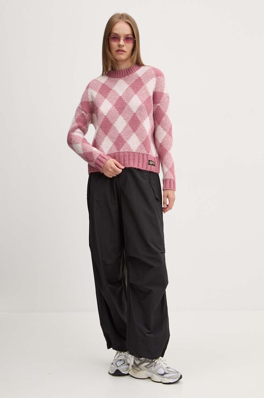 Светр Superdry жіночий колір рожевий  W6110574A-2YX