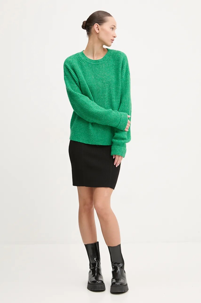 Светр з домішкою вовни Superdry жіночий колір зелений  W6110579A-B7O
