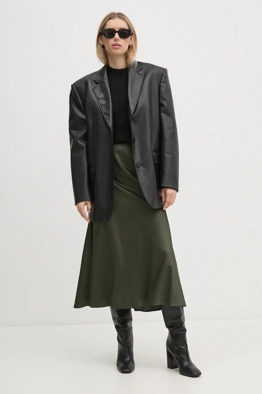 Светр з домішкою вовни Calvin Klein жіночий колір чорний  K20K207415