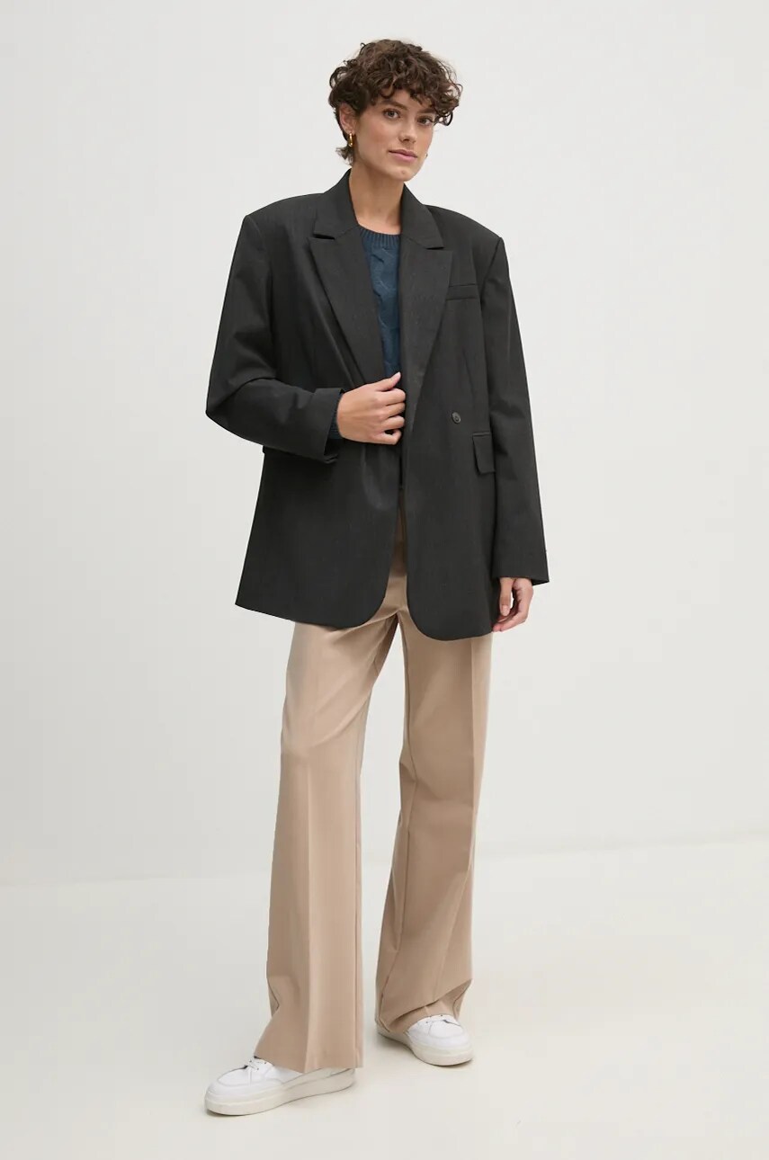 Светр Tommy Hilfiger жіночий колір синій легкий WW0WW43586