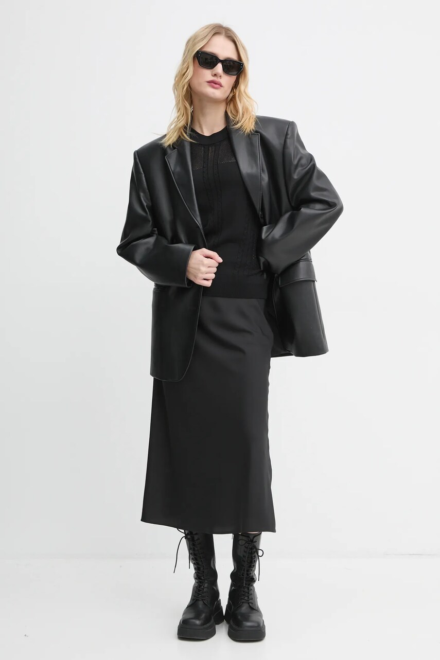 Светр G-Star Raw жіночий колір чорний легкий D25270-B754