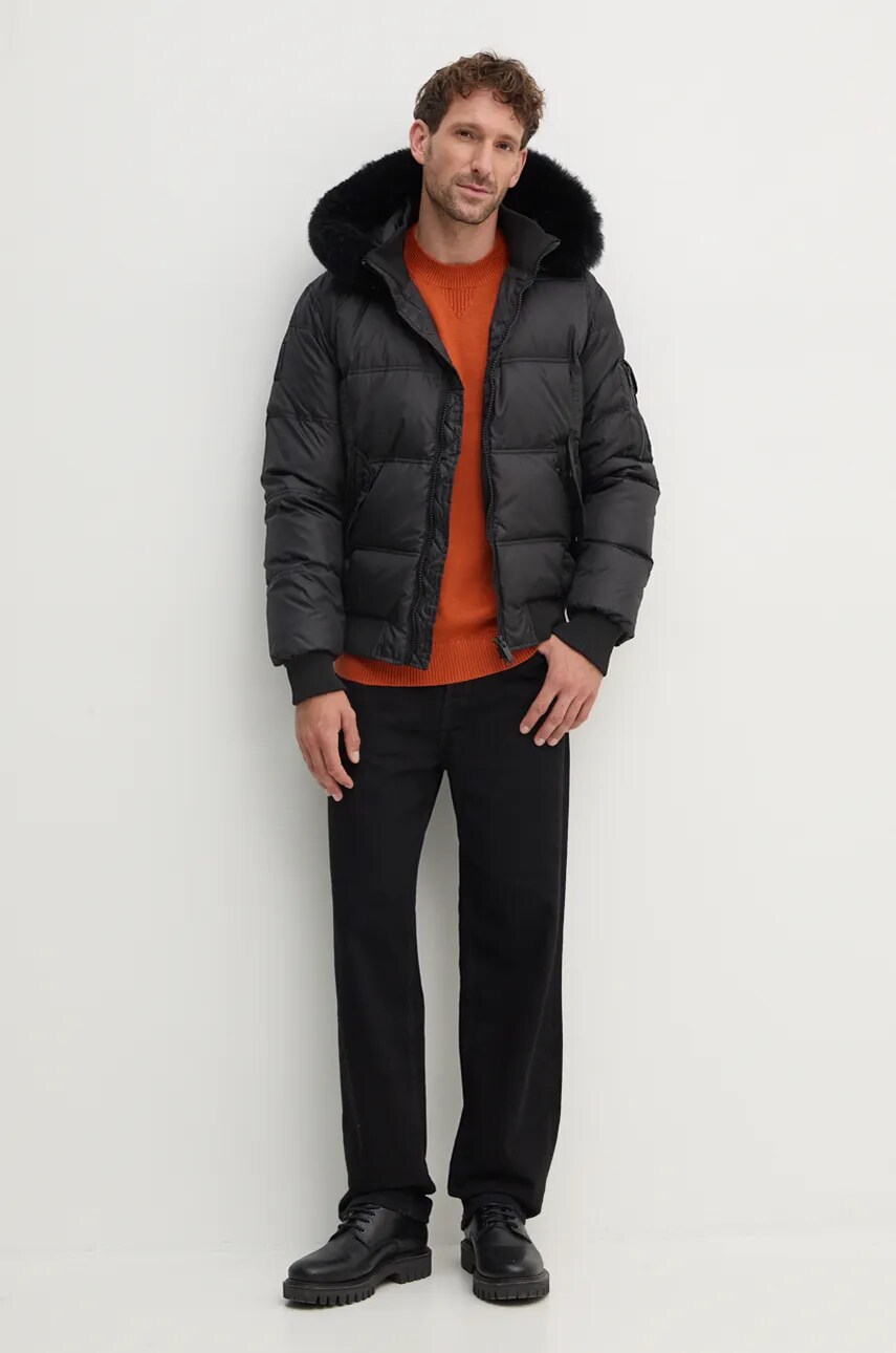 Светр з домішкою вовни Armani Exchange чоловічий колір помаранчевий  6DZM1F ZM1LZ