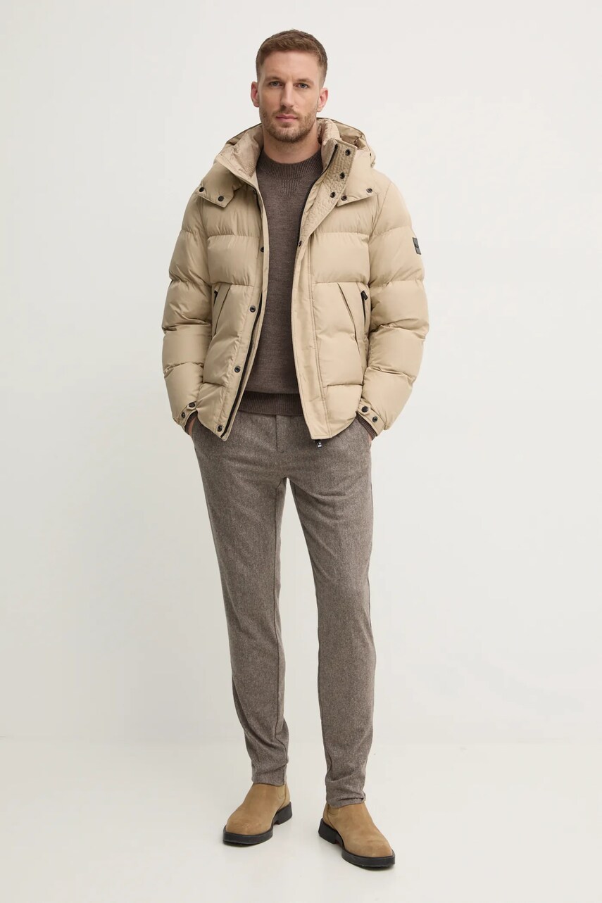 Светр з домішкою вовни Armani Exchange чоловічий колір коричневий  6DZM1F ZM1LZ