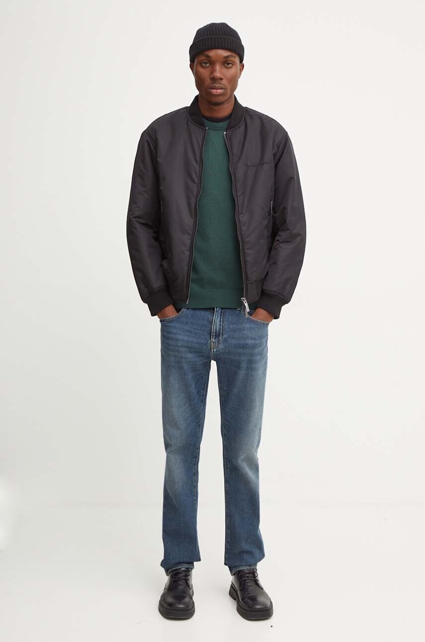 Светр з домішкою вовни PS Paul Smith чоловічий колір зелений легкий M2R.530XZ.N22226