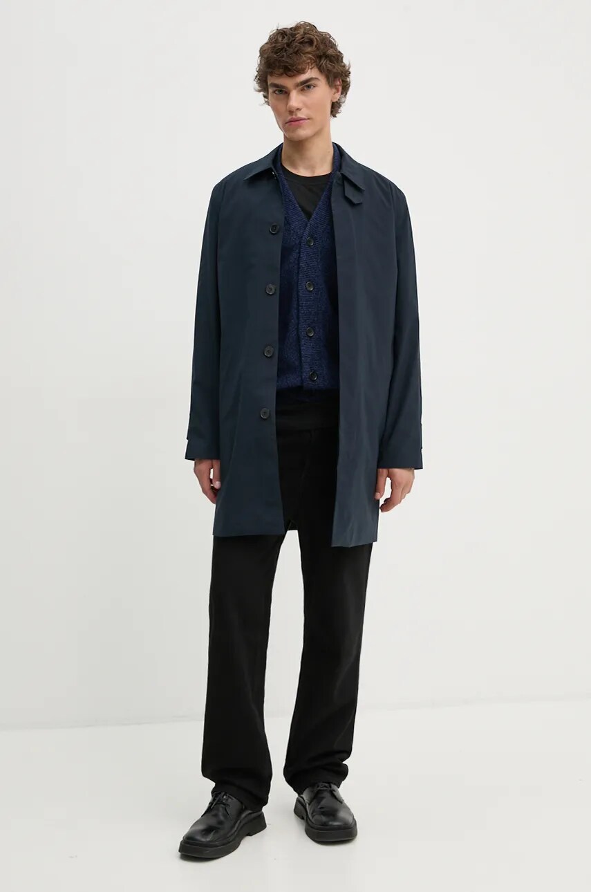 Вовняний кардиган PS Paul Smith колір синій M2R.535X.L21935