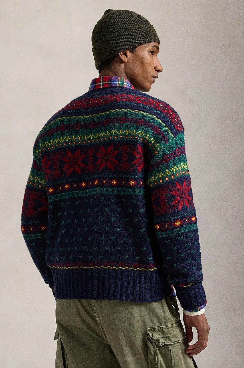 Вовняний светр Polo Ralph Lauren чоловічий теплий 710949297