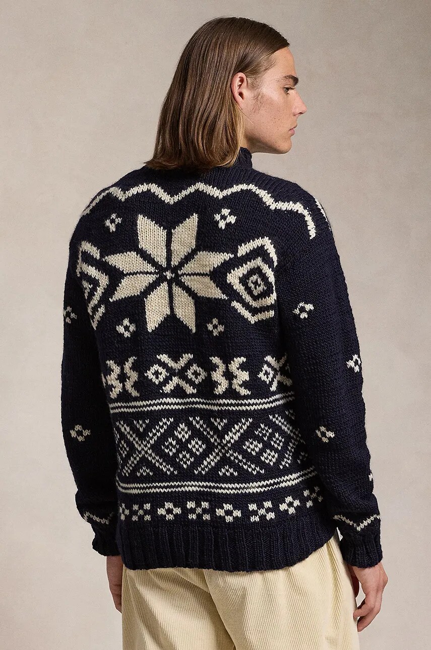 Вовняний светр Polo Ralph Lauren чоловічий теплий гольф 710949302