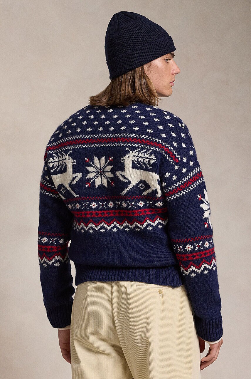 Вовняний светр Polo Ralph Lauren чоловічий теплий 710949303