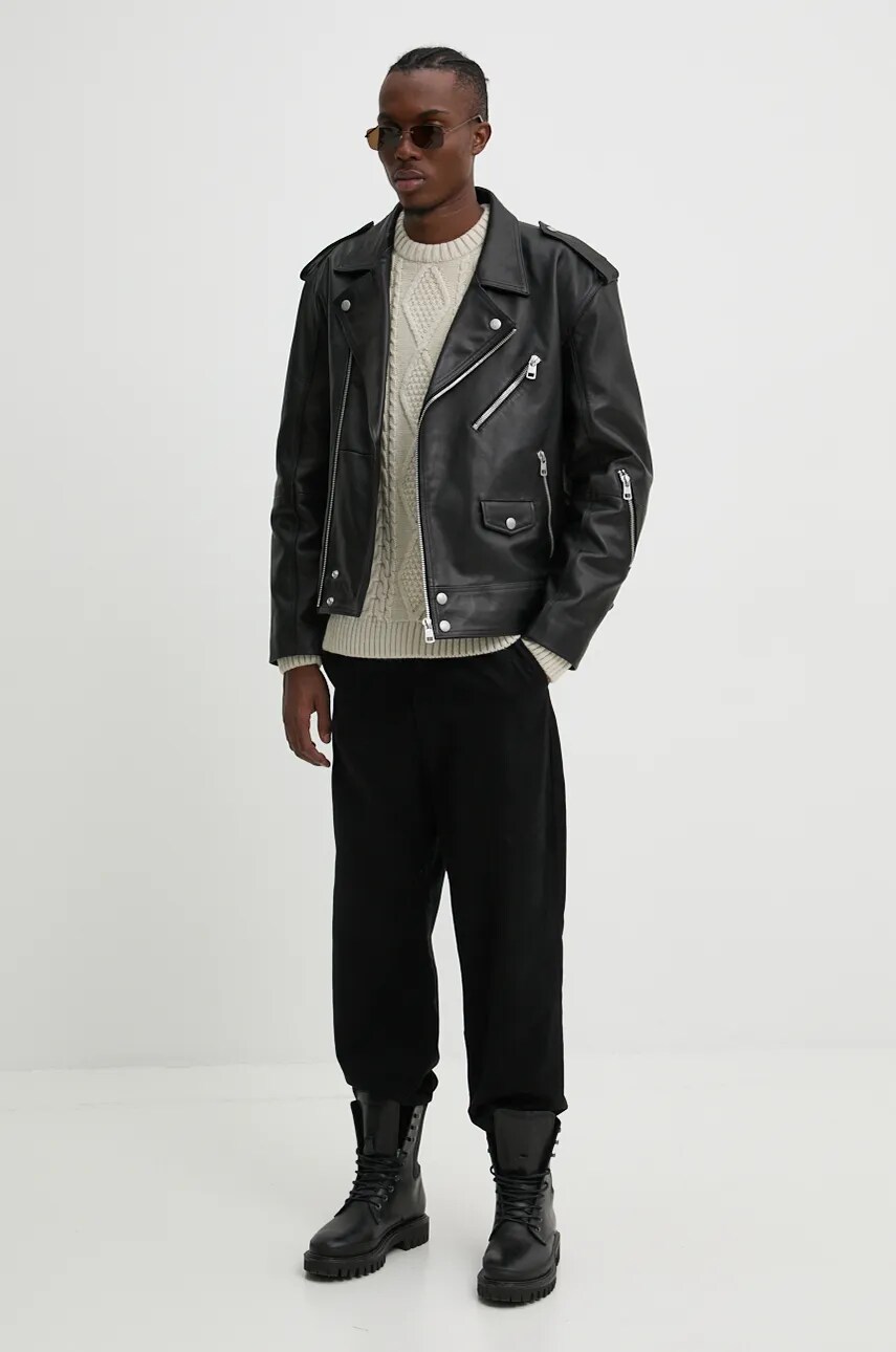 Светр з домішкою вовни Superdry чоловічий колір бежевий  M6110638A-39E