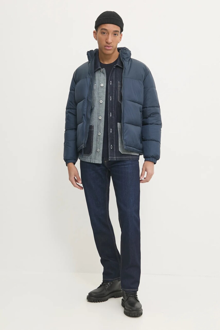 Светр з домішкою вовни Superdry чоловічий колір синій  M6110641A-5EJ