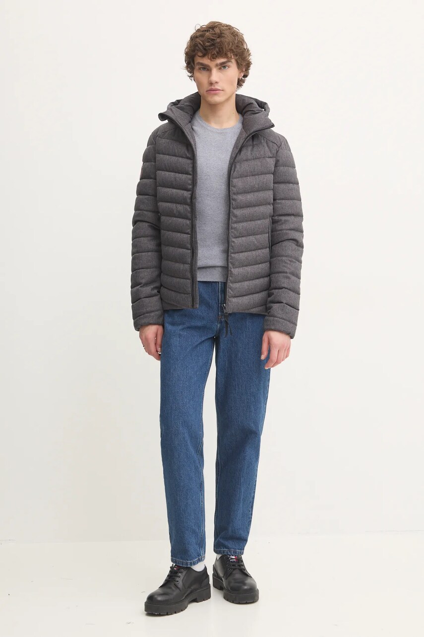 Светр з домішкою вовни Superdry чоловічий колір сірий  M6110641A-MD5