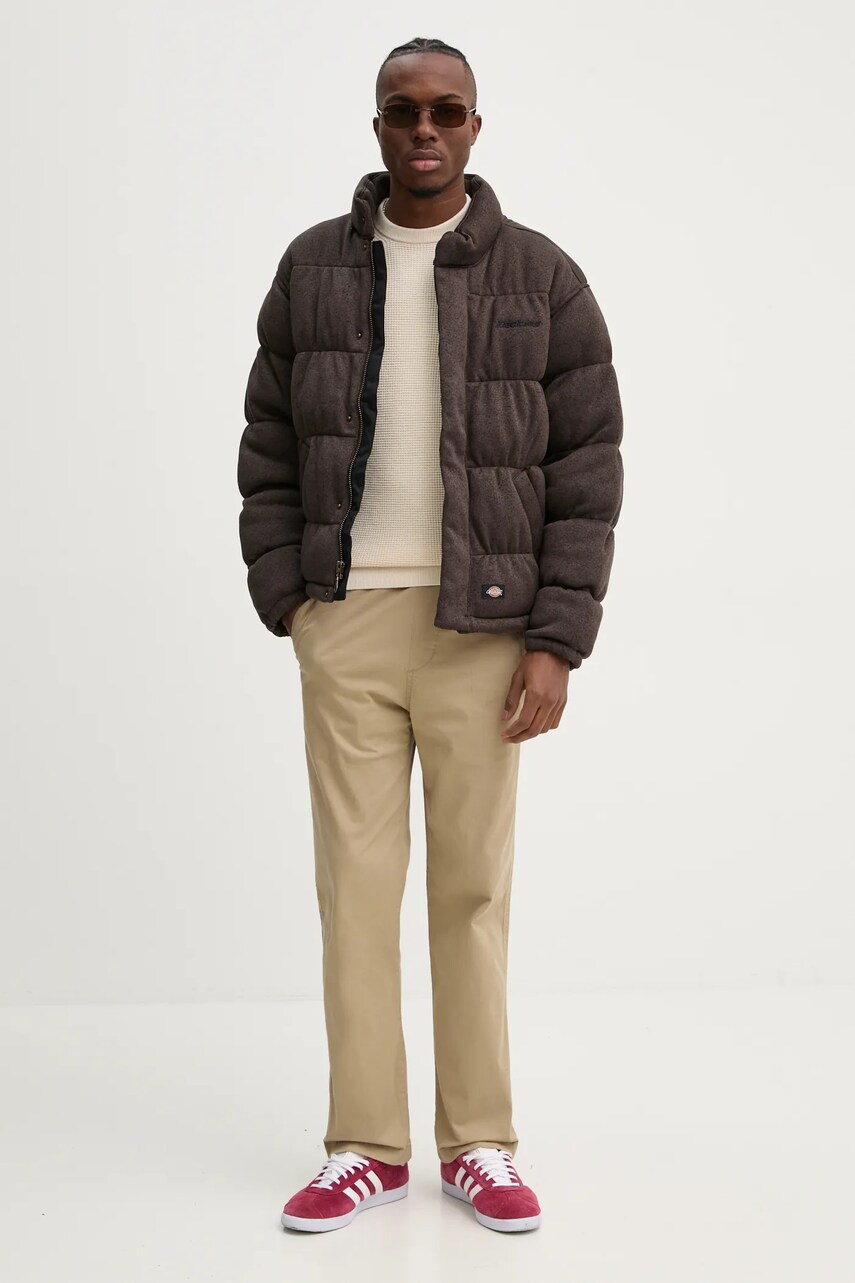 Бавовняний светр Superdry колір бежевий  M6110657A-6ZC