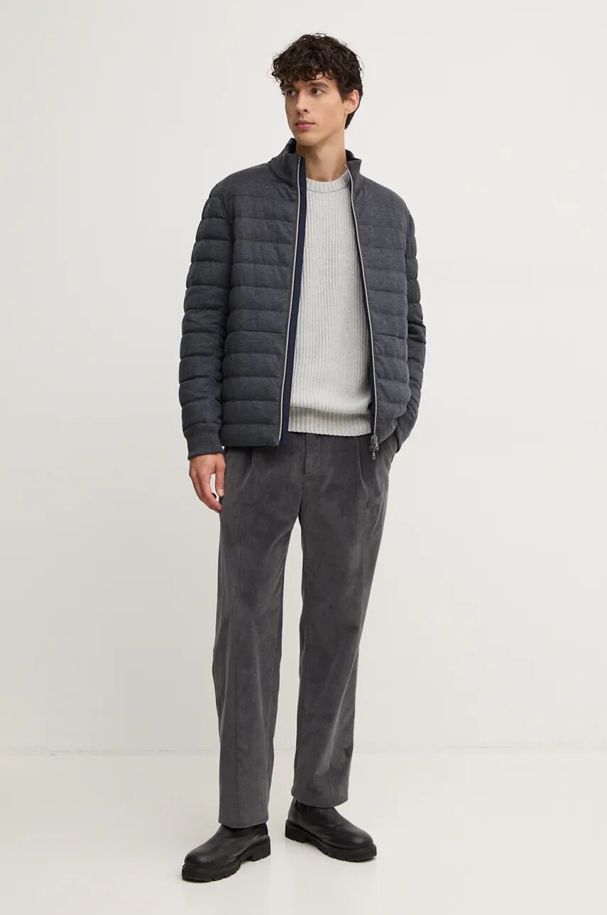 Бавовняний светр Pepe Jeans COLIN CREW NECK колір сірий  PM702478