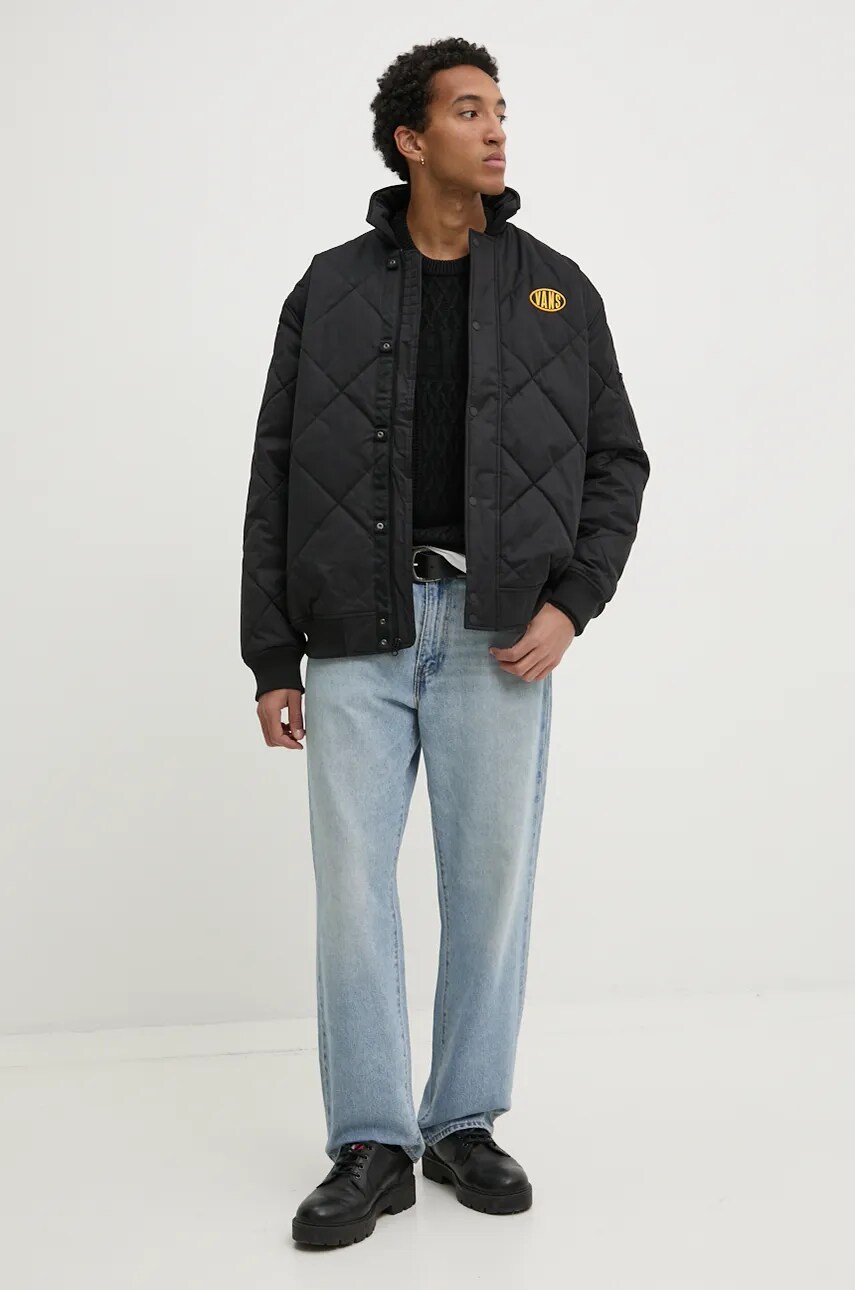 Купити Светр Dickies SCRIPT CABLE чоловічий колір чорний  DK0A8647 – головне зображення
