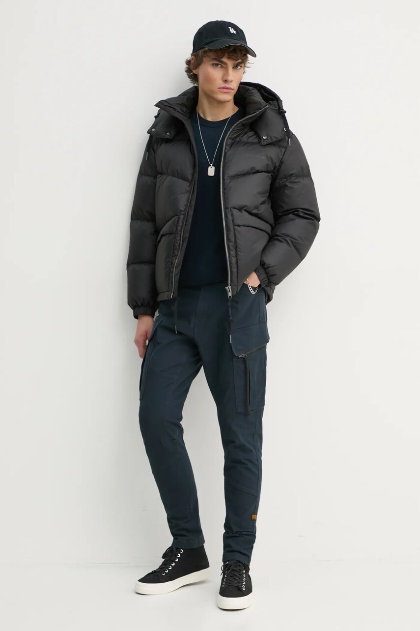 Вовняний светр G-Star Raw чоловічий колір бежевий легкий D25174-D847