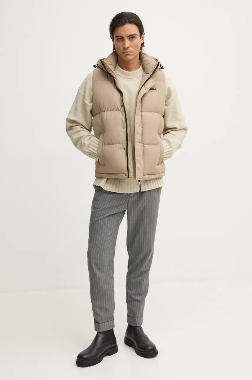 Светр Calvin Klein Jeans чоловічий колір бежевий  J30J326202