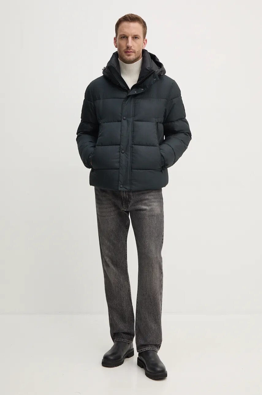 Бавовняний светр Tommy Hilfiger колір бежевий легкий гольф MW0MW37328