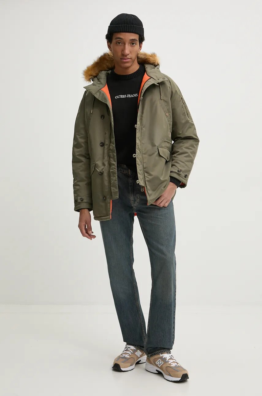Бавовняний светр Guess Jeans колір чорний  M4BR31 Z3HM1