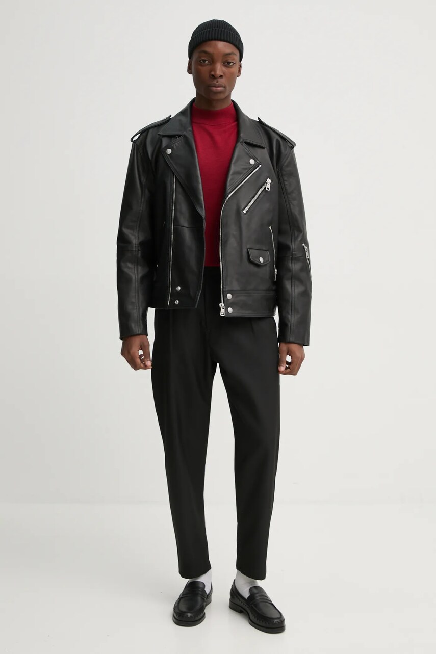 Вовняний светр G-Star Raw чоловічий колір червоний легкий гольф D25175-D847