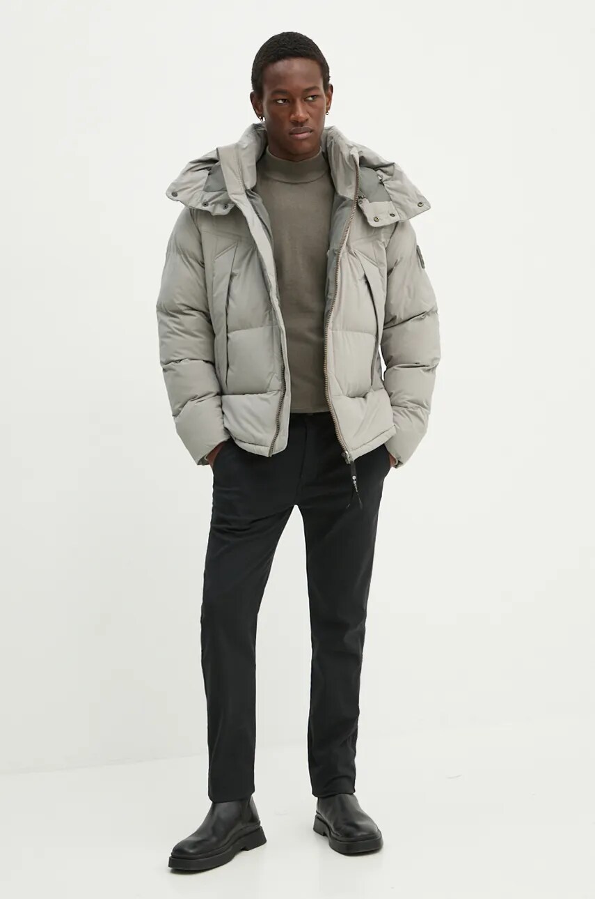 Вовняний светр G-Star Raw чоловічий колір зелений легкий гольф D25175-D847