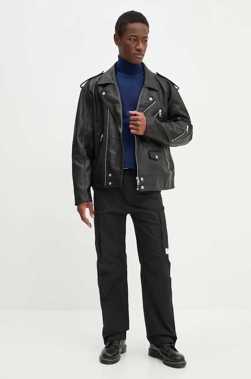 Вовняний светр G-Star Raw чоловічий колір синій легкий гольф D25177-D847