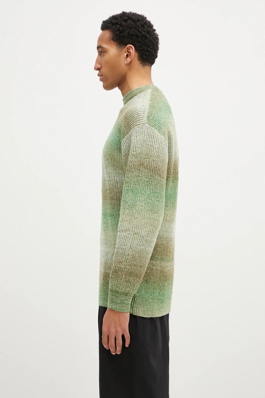 Светр Butter Goods Beams Knit Sweater чоловічий колір зелений  BG243301