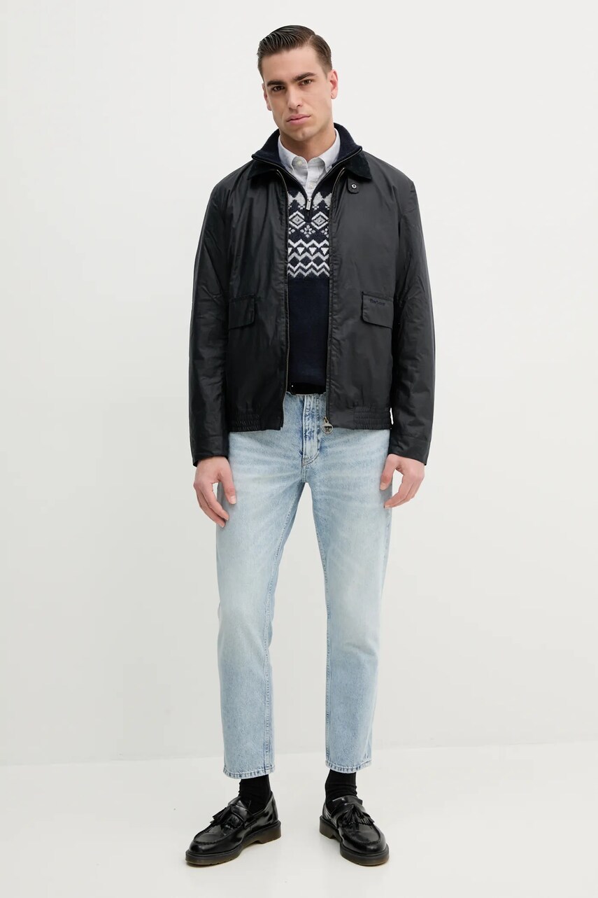 Светр з домішкою вовни Guess чоловічий колір синій гольф M4PR58 Z3LQ0