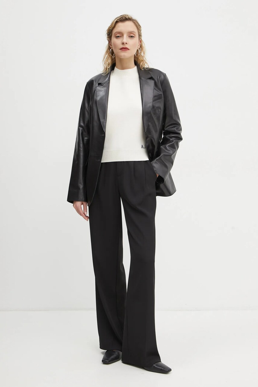 Вовняний светр A.P.C. pull esther жіночий колір бежевий  WVBDK.F23373