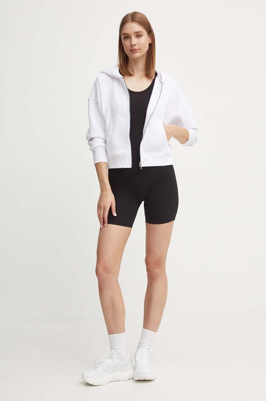 Шорти Dkny жіночі колір чорний з аплікацією висока посадка DP4S5218